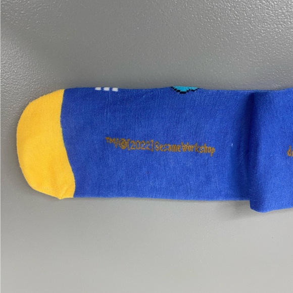 NWT Sesame Street Cookie Monster Ankle High Socks W(9-11) - Picture 5 of 7